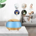 thumbnail image 6 of Essential Oil Diffuser, Daroma Aromatherapy Diffuser With Remote Control,300ml Aroma Ultrasonic Nebulizing Cool Mist Humidifier,7 Color Mood Lights & Waterless Auto-Off for Home Office Gift,Light Wood, 6 of 7