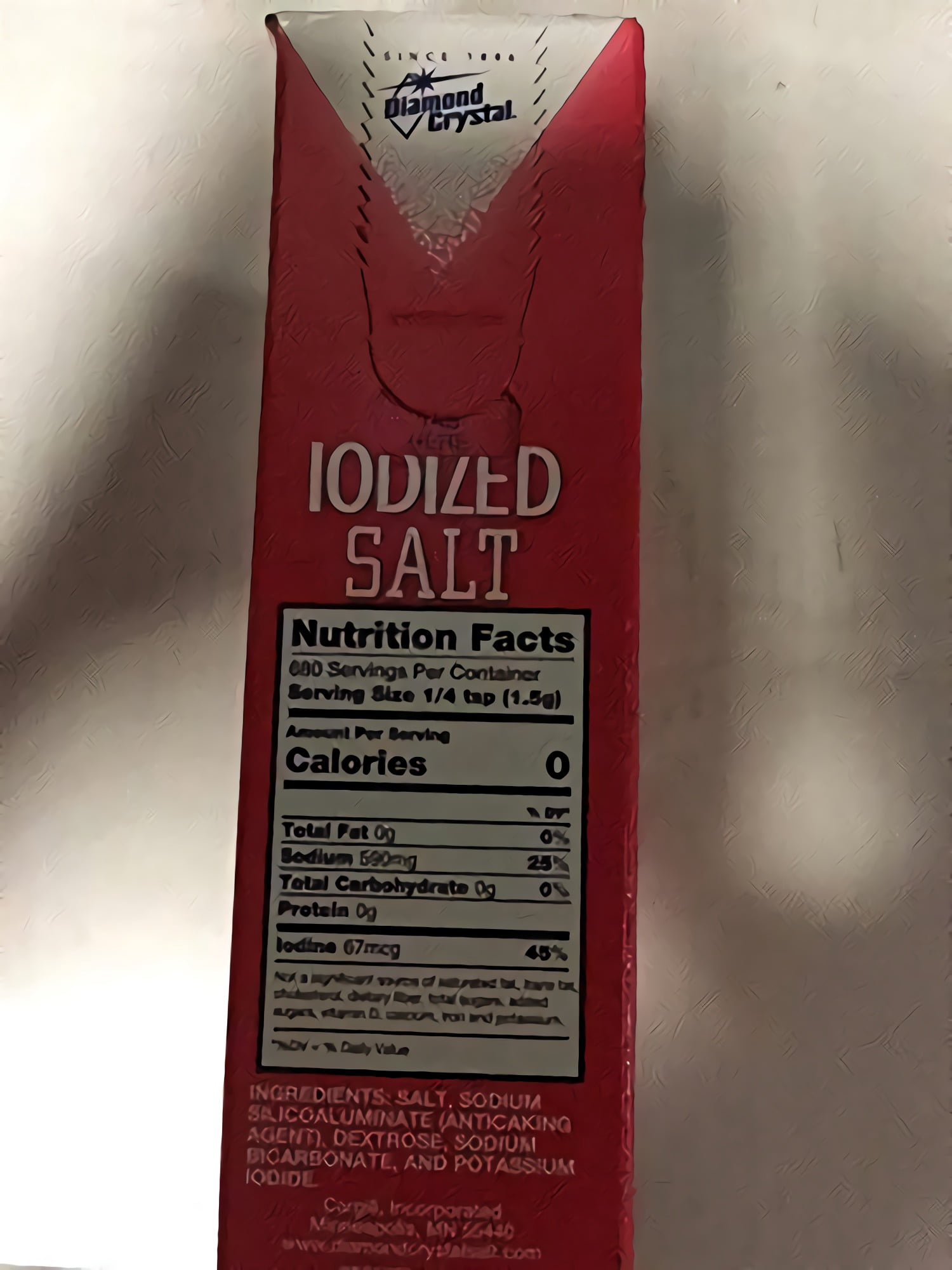 (5 pack) Iodized Salt , 2.25 Pound (Pack of 2)