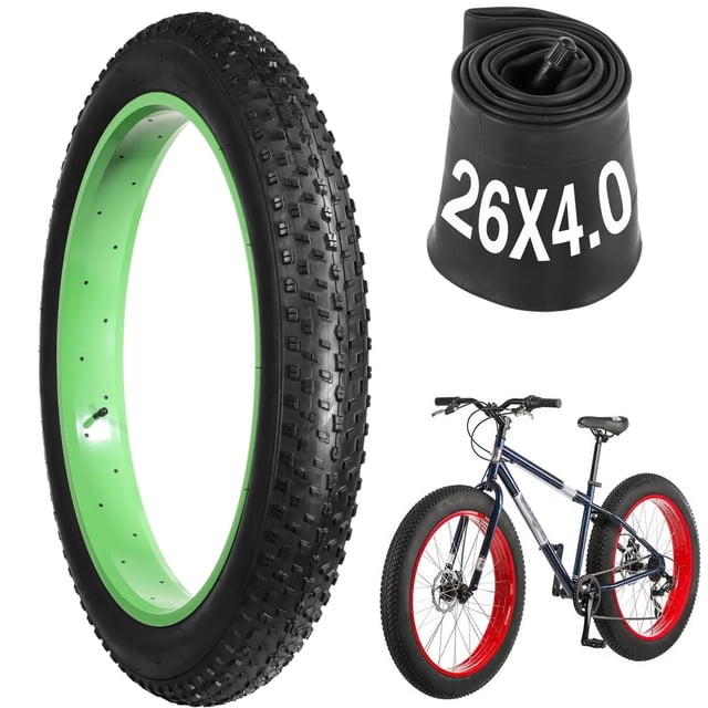 Neumático y tubo Fat Bike Yeesport de 26 x 4 pulgadas, resistentes a pinchazos