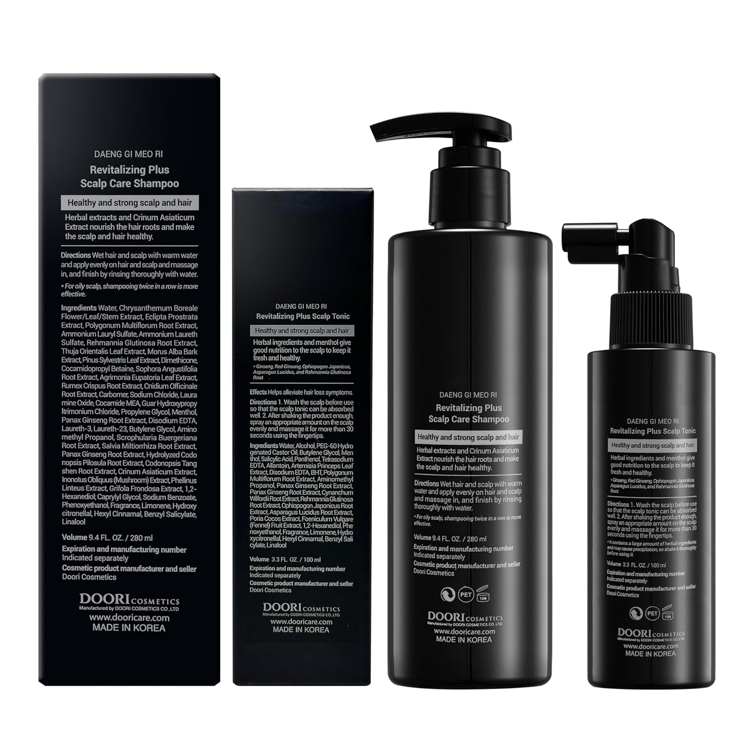 Daeng Gi Meo Ri Clinic Plus Revitalizing Scalp Care Shampoo & Tonic Set
