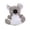 Light Gray, variant on Squeaky Plush Squirrel Dog Toys for Aggressive Chewers,Durable Soft Chew Toys for Puppy Teething Relief,Interactive Stuffed Animal for Small Medium Large Dogs for Anxiety Boredom Relief,Yellow