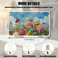 thumbnail image 7 of ZIATUBLES Floral Butterfly Sky Print Portable Ironing Mat Pad Multifunctional Ironing Blanket Foldable Ironing Board Replacement for Washer Dryer Countertop, 31.5" x 19.6", 7 of 7
