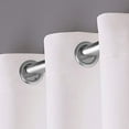 thumbnail image 3 of Exclusive Home Sateen Twill Woven Room Darkening Blackout Grommet Top Curtain Panel Pair, 52"x84", Vanilla, 3 of 6