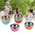 thumbnail image 4 of Salad Bowl, Noodles Bowl 6Pcs/Set Easy To Store  For Home Kitchen 15cm L,13cm S, 4 of 8