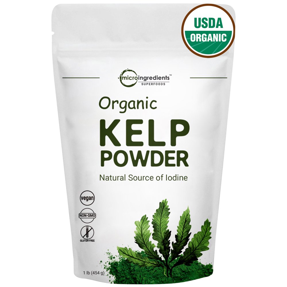 U.S Grown, Organic Kelp Powder,1 Pound