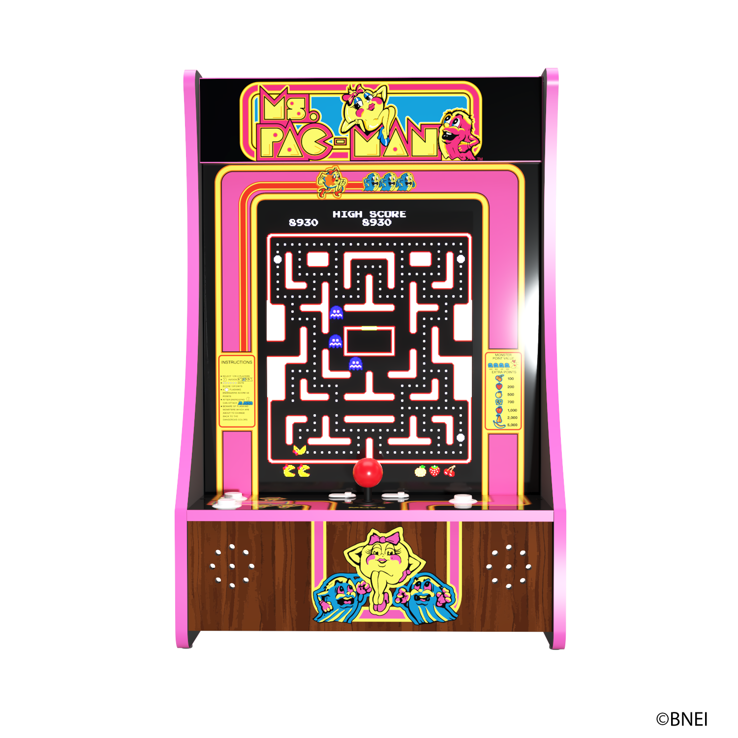 Arcade1Up, Ms. Pac-Man Partycade - image 2 of 8