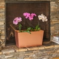 thumbnail image 2 of Achla Designs 22" W Rectangle Copper Plated Galvanized Steel Flower Box, Indoor Outdoor Use, 2 of 5