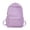 Purple#398, variant on Large Capacity Nylon Backpack, Watermelon Red Lightweight Travel Daypack with Laptop Compartment, Minimalist School Book Bag for College Students & Commuters, 40x29x12cm