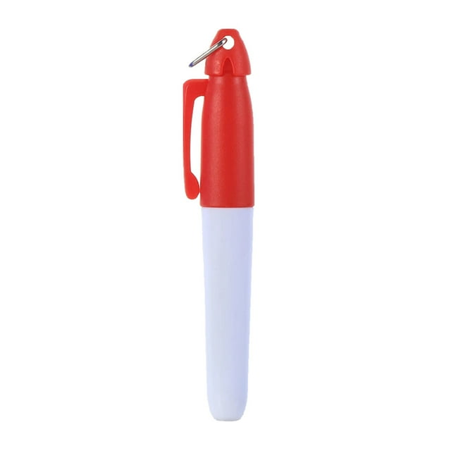 Professional Golf Ball Liner Markers Pen with Hang Hook Drawing Alignment Marks Red