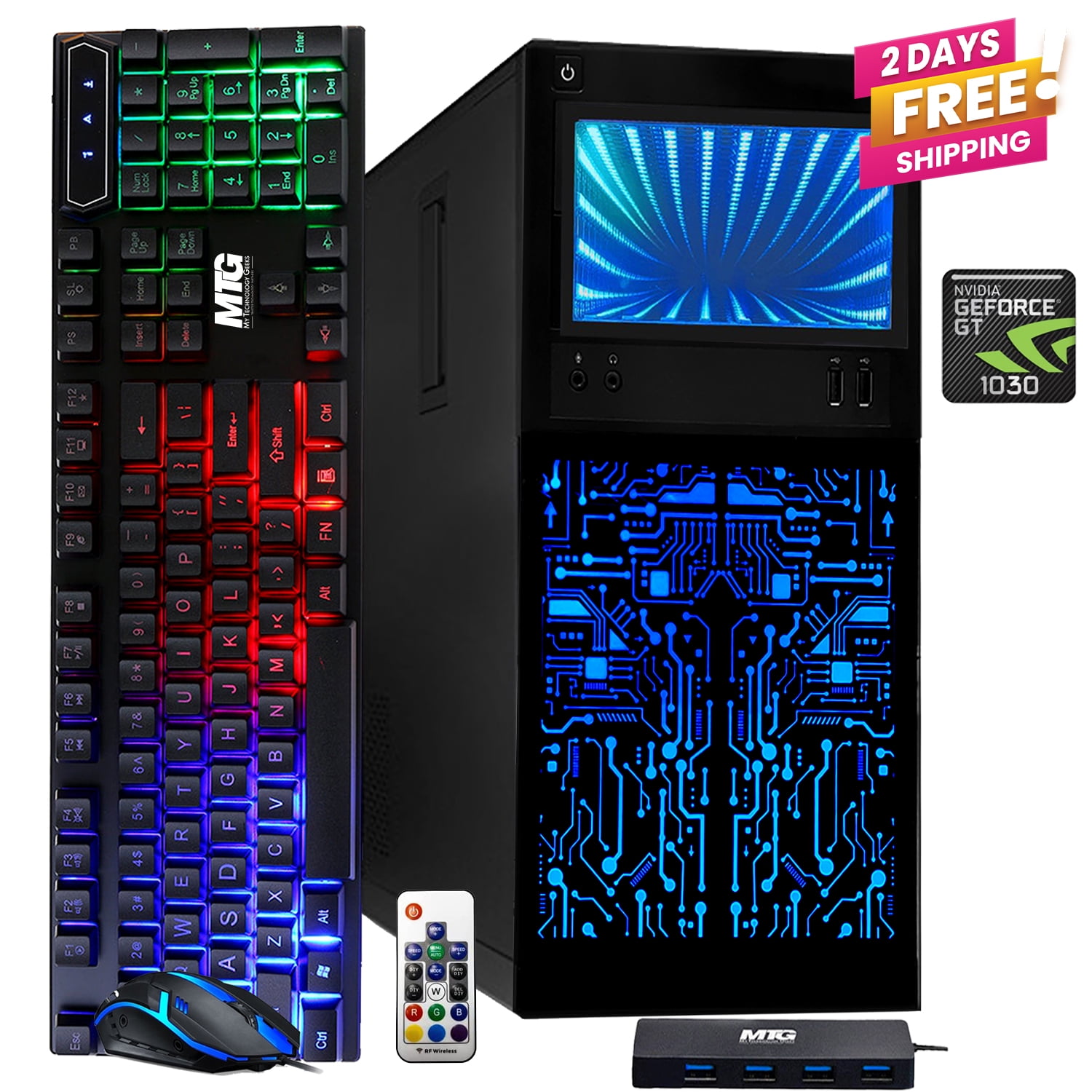 Dell Gaming Desktop PC Intel Core i7 4th Gen Nvidia GT1030 4GB DDR5