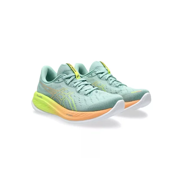 ASICS GEL CUMULUS 26 PARIS RUNNING SHOES WOMENS SZ 9.5 CELADON 1012B741 750