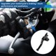 thumbnail image 3 of Palancas de freno y embrague cortas para Honda, Kawasaki, Suzuki y Yamaha, ajustables, palanca de freno de motocicleta de aleación de aluminio, negro sólido, 3 of 6