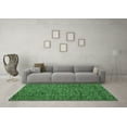thumbnail image 3 of Ahgly Company Indoor Square Abstract Emerald Green Modern Area Rugs, 4' Square, 3 of 4