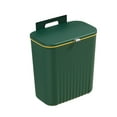 thumbnail image 2 of Cheers.US 9L Kitchen Compost Bin for Counter Top or Under Sink, Hanging Small Trash Can with Lid for Cupboard/Bathroom/Bedroom/Office/Camping, Mountable Indoor Compost Bucket, 2 of 7