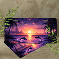thumbnail image 4 of 1 Pcs 2D Flat License Plate Covers & Frames, Sunset For Decorative Front, Waterproof For Decoration Aluminum License Plate Covers & Frames Cover For Men Women, 12" X 6", 4 of 6