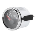 thumbnail image 1 of Water Temperature Gauge, Subtle Design Profect Gift Work For Long Time Complete Parts  For Indoor Black Dial Silver Cover, 1 of 8