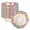 Multicolor 8 oz, variant on Paper Bowls, 60 Count 8 oz Colourful Brush Stroke Pattern Disposable Heavy Paper Bowls, Microwave Safe and Leak-Proof for Parties, BBQs, Garden Parties, Picnics and Family Gatherings