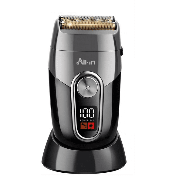 Afeitadora Rasuradora Eléctrica Barba Cortadora de Cabello Negro
