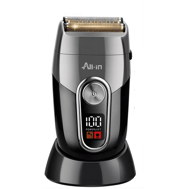 Afeitadora Rasuradora Electrica Barba Cortadora de Cabello Negro