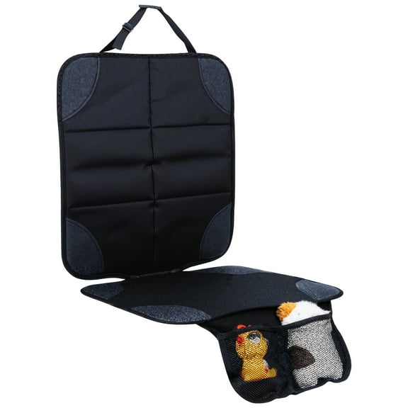 Deli Car Seat Protector for Child Car Seat, Durable 600D Fabric Waterproof Car Seat Cover,Car Seat Cushion with Non-Slip Bottom & 2 Mesh Pockets