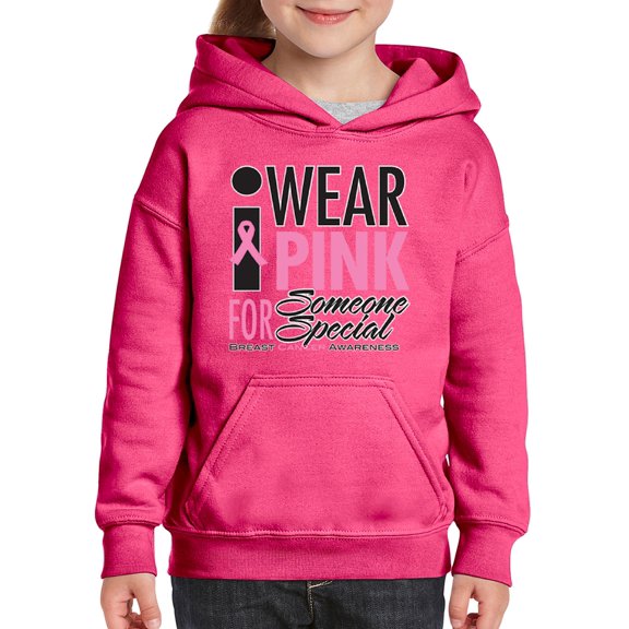 IWPF - Big Girls Hoodies and Sweatshirts, up to Big Girls Size 24 - I Wear Pink for Someone Special