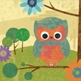 thumbnail image 2 of Grey, Jace 20x20 Gold Ornate Wood Framed with Double Matting Museum Art Print Titled - Owl mate, 2 of 4