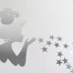 thumbnail image 2 of Kearding Pegatina de espejo 3D de elfo de hadas DIY, regalo de Navidad, pegatinas de pared, estrellas de cuento de hadas, calcomanías acrílicas, papel Decoración del hogar Plata Kearding JJ11076-01, 2 of 6