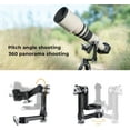 thumbnail image 3 of K&F CONCEPT Upgraded Gimbal Tripod Head, All-Cnc Aluminum Alloy Gimbal Head, Precise Horizontal and Vertical Adjustment Tripod Head, 44.09lbs/20kg Load Capacity, 3 of 13