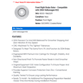 thumbnail image 2 of Front Right Brake Rotor - Compatible with 2004 Volkswagen R32, 2 of 2
