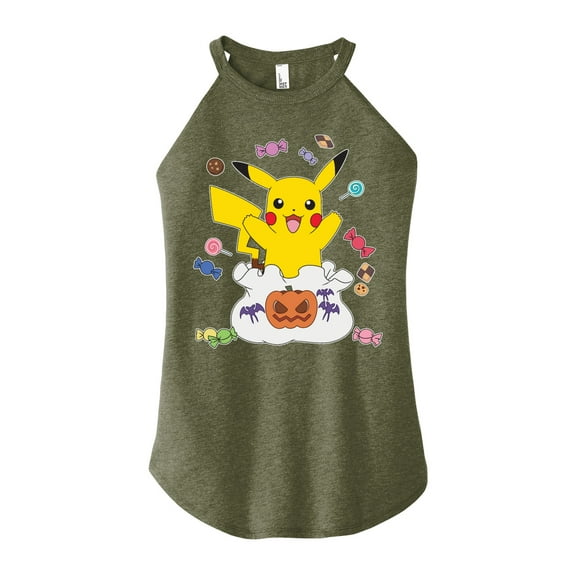 Pokémon - Gotta Eat Em All - Juniors High Neck Tank Top