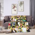 thumbnail image 4 of Blanket Zayn Malik Soft and Comfortable Warm Fleece Throw Blankets Yoga Blankets Beach Blanket Picnic Blankets Gift for Dorm Room Office Decor Sofa Bed Camping Travel All Season, 4 of 6