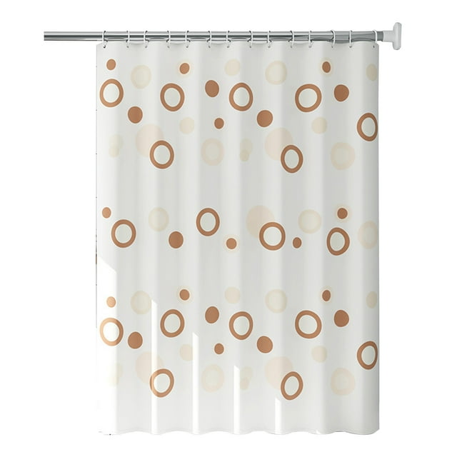 yulier Rideau de Douche pour Salle de Bain, Rideau de Douche Moderne Imperméable avec 10 Crochets de Rideau de Douche, Accessoires de Salle de Bain, 59 Pouces x 71 Pouces