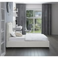 thumbnail image 6 of Meridian Furniture Felix Cream Linen Textured Fabric Twin Bed, 6 of 8