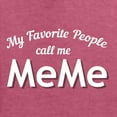 thumbnail image 5 of Wild Bobby My Favorite People Call Me MeMe Mother's Day Unisex Graphic Hoodie Sweatshirt, Vintage Heather Red, X-Large, 5 of 5