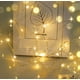 thumbnail image 1 of Guirnalda de luces LED, 3 m, 20 LED, miniatura, con cable, para decoración navideña, funciona con pilas AA, ideal para fiestas, jardines, Navidad, Ramadán y bodas (blanco), 1 of 5
