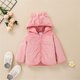 thumbnail image 4 of Gibobby Conjunto deportivo para niños Sudadera de manga larga con capucha para bebés y niños, conjunto de ropa de abrigo y pantalones de lana, trajes de invierno(Rosa,3-6M), 4 of 5
