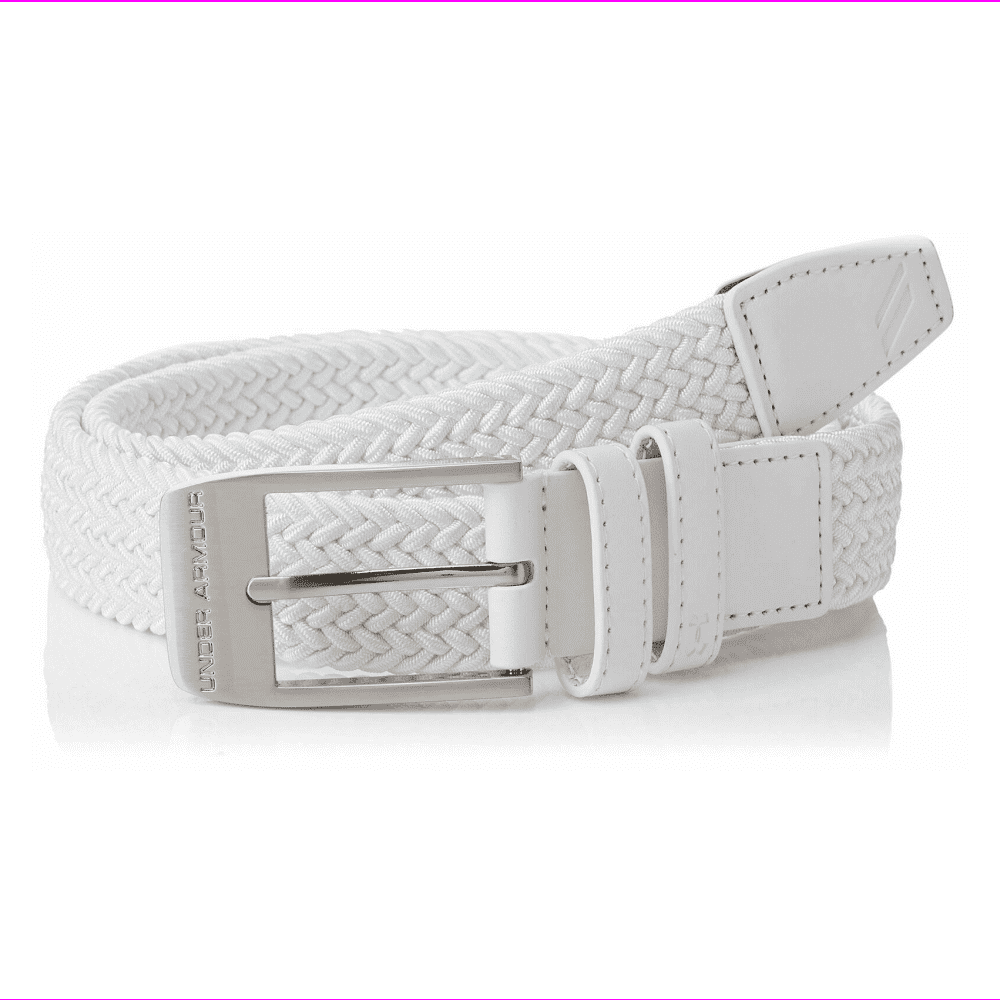 Under Armour Men's UA Braided Belt 2.0 40 Navy at  Men's Clothing  store