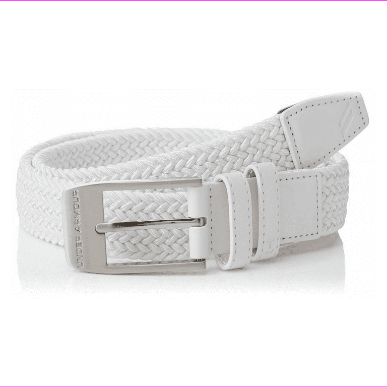 Under Armour UA Braided 2.0 Belt Mens WHITE SIZE 40 Walmart