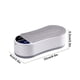 thumbnail image 3 of Limpiador ultrasónico portátil de joyas | Limpiador de 47 kHz para el hogar y viajes, ideal para joyas, gafas, relojes y maquinillas de afeitar | Limpiador de plástico blanco recargable por USB, 3 of 6