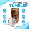 thumbnail image 3 of Personalized Deer Hunting Tumbler 20oz 30oz Hunter Gifts For Men Hunters Double Wall Vacuum Thermos Insulated Tumblers Travel Coffee Mug Cup With Lid Cups Gift For Men Women Dad Papa, 3 of 7