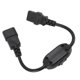 thumbnail image 1 of Interruptor De Cable De Extensión De Alimentación, Cable De Alimentación De Conductividad Estable IEC320 C14 A C13 Carcasa De PVC Macho A Hembra Para Lámparas, 1 of 7