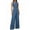 Blue#boho jumpsuit for women, variant on SZJXBUY Plus Size Denim Jumpsuits for Women Summer Casual Crewneck Wide Leg Sleeveless Jean Rompers Lightweight Loose Distressed One Piece Overalls Blue,S