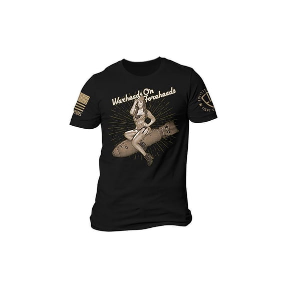 Nine Line Enlisted 9 Warheads On Foreheads Men's T-Shirts