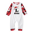 thumbnail image 2 of Baby Family Matching Christmas Pajamas Set Letter Print Parent Child Outfit, 2 of 9