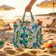 thumbnail image 1 of Large Beach Tote Bag For Women Waterproof Sandproof Beach Bag With Zipper Pockets Oversized Canvas Tote Bag For Travel Vacation Pool Gym Shopping, 1 of 6