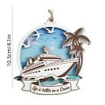 thumbnail image 2 of Cruise Ship Ornament 2026-2 Layer Cruise Ship Christmas Ornaments - Travel Christmas Ornaments - Travel Ornament - Xmas Gift for Travelers - Cruise Gifts Exchange Idea - Traveling Lovers Gift, 2 of 2