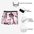 thumbnail image 5 of Wukai Eiffel Tower and Butterflies Print Men’s Underwear Breathable Boxer Briefs,&nbsp;Moisture Wicking & Breathable-Medium, 5 of 7