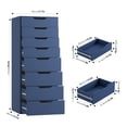 thumbnail image 6 of Homfa Compact 8 Drawer Bedroom Dresser for Small Spaces, Wood Tall Chest of Drawer, Blue, 6 of 7