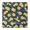 Yellow Lemon Slices, variant on Yellow Lemon Fruit Sunflowers White Pattern Square Fitted Tablecloth with Elastic Edge,Square Table Cover,Washable Elastic Table Cover for Home Kitchen Party Decor 34"x34"