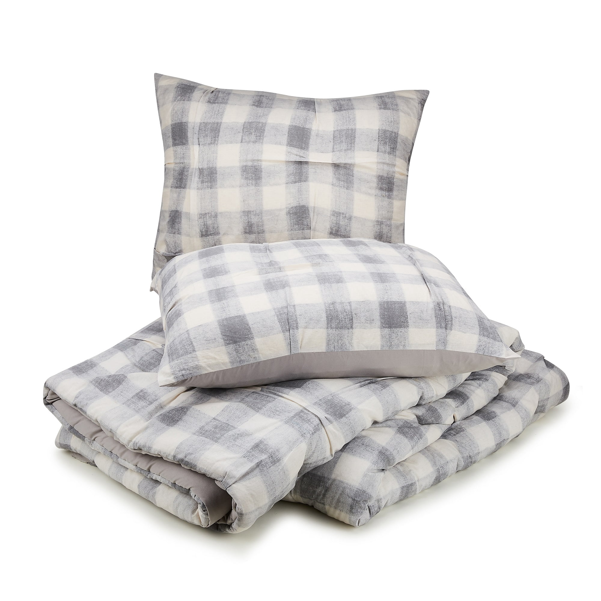 Makers Collection Maddie Gray Cotton 5-Piece Comforter Set, King